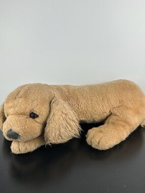 Applause Rare Avanti Beige Tan Puppy Dog 15” #931 1984 Large Plush